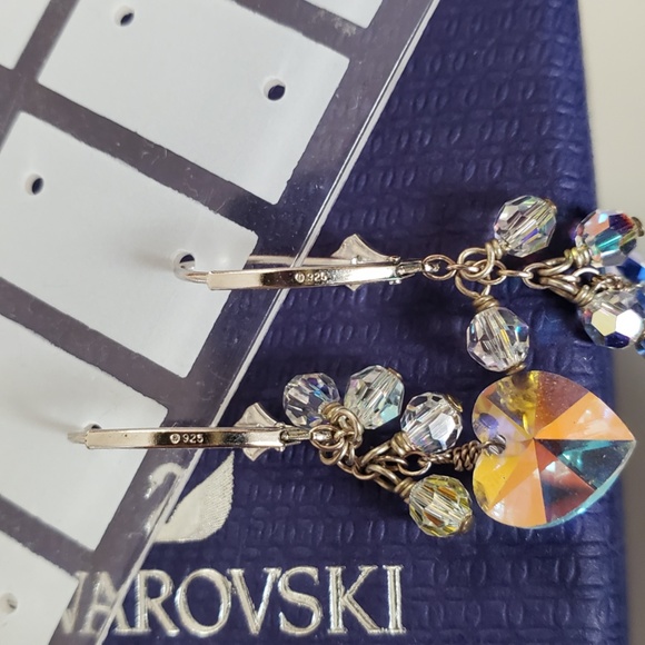 NEW! Swarovski Heart Dangle Drop Earrings - Mother's Day Anniversary Gift - Picture 11 of 16